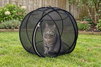 🐱🌿 Cat Haven™ – Pop-Up Mesh Playpen
