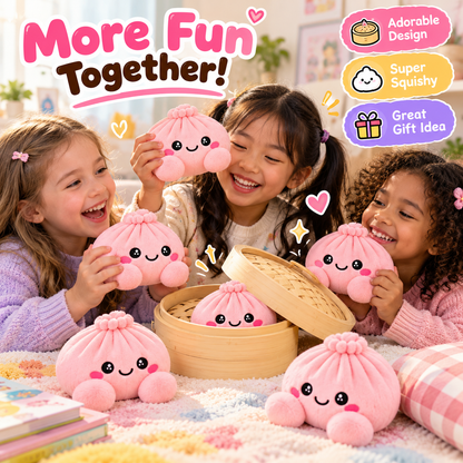 ❤️ Cute Dumpling Plush Squishy – Soft & Adorable Gift