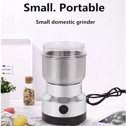 🌿 Stainless Steel Dry Ingredient Grinder ✨ Spices, Grains & Coffee