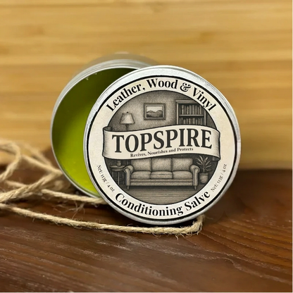 Leather & Furniture Repair Salve + Applicator Brush