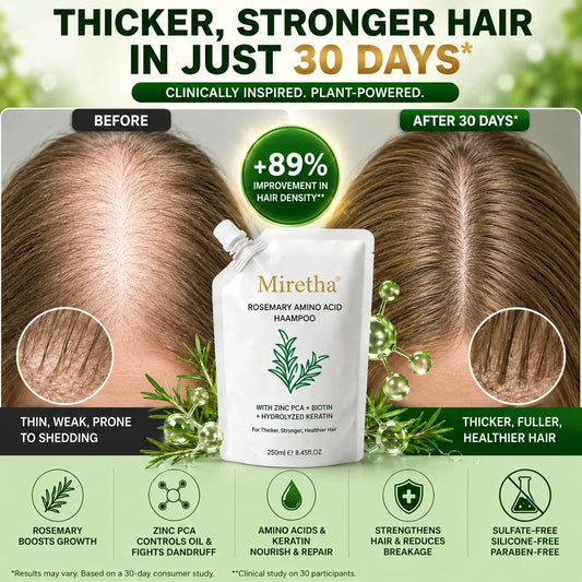 Miretha®Rosemary&Anti-Hair Fall HairLoss Treatment Shampoo