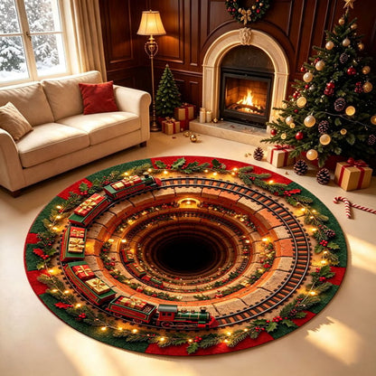 Bring Christmas Magic Home With This 3D Gnome Illusion Rug
