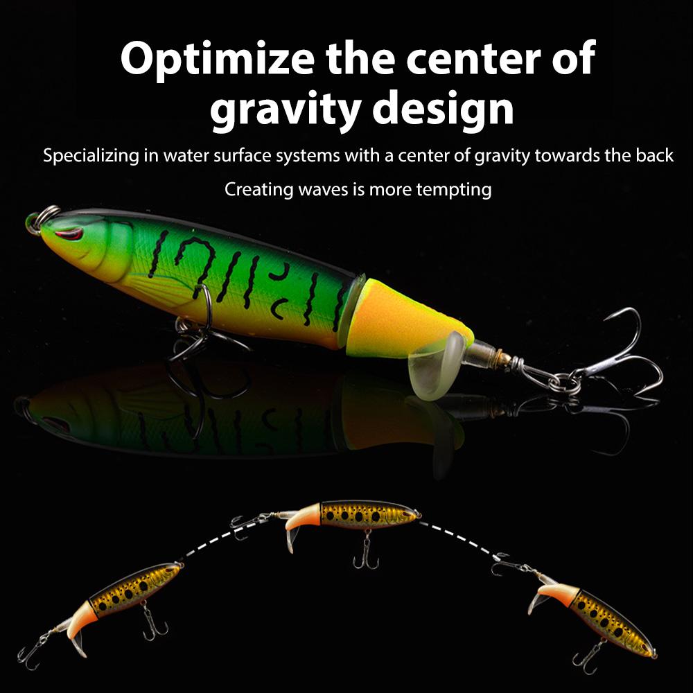 5-Pack 10cm  Artificial Fishing Lure – Perfect Casting Weight for Bass & Pike
