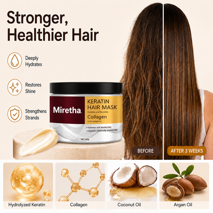 Miretha™ Premium Collagen Keratin Hair Mask