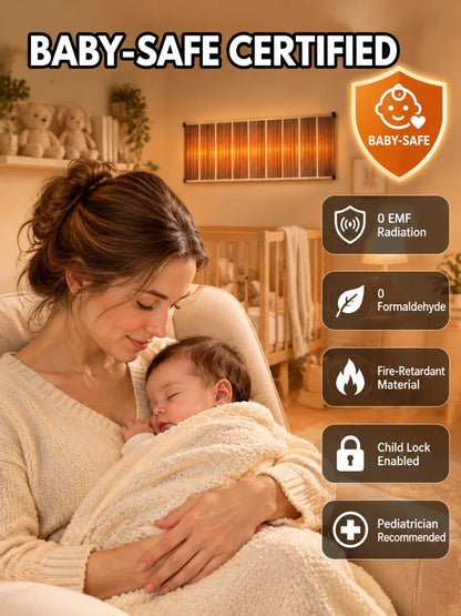 【Heats Up in 3 Seconds】German High-Tech Graphene Wall Heater