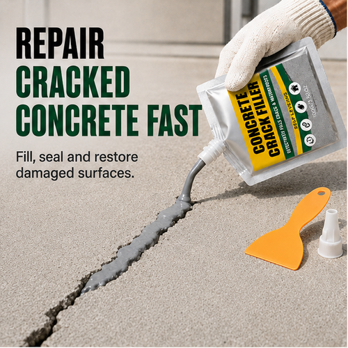 🏠 Waterproof Concrete Crack Filler for Indoor & Outdoor Use