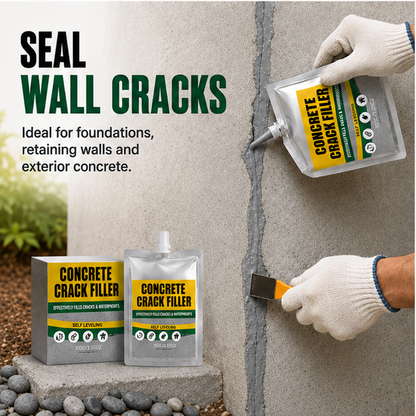 🏠 Waterproof Concrete Crack Filler for Indoor & Outdoor Use