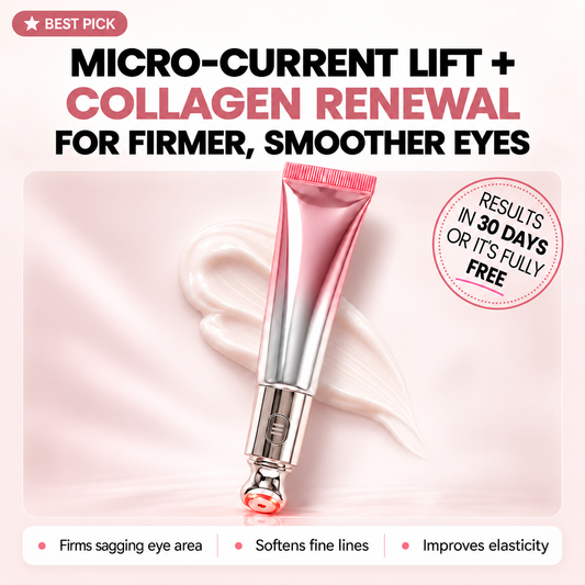 Eye Renewal Crème – 3-in-1 Red Light & Microcurrent Eye Care
