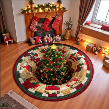 Bring Christmas Magic Home With This 3D Gnome Illusion Rug