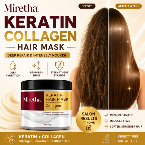Miretha™ Premium Collagen Keratin Hair Mask