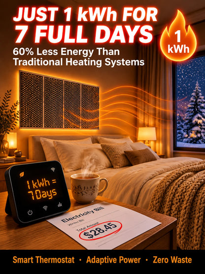 【Heats Up in 3 Seconds】German High-Tech Graphene Wall Heater