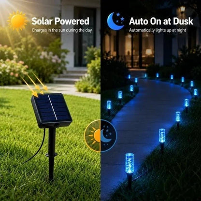 Solar Crystal Bubble Pathway Lights – Make Your Garden Glow