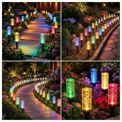 Solar Crystal Bubble Pathway Lights – Make Your Garden Glow