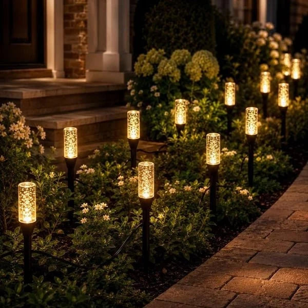 Solar Crystal Bubble Pathway Lights – Make Your Garden Glow
