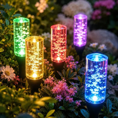 Solar Crystal Bubble Pathway Lights – Make Your Garden Glow
