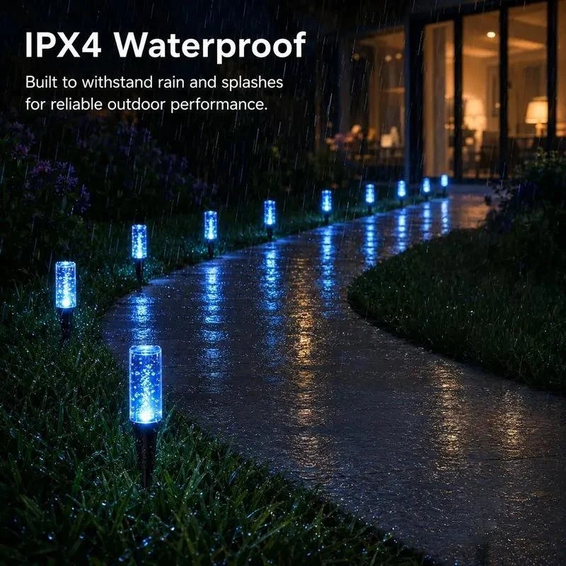 Solar Crystal Bubble Pathway Lights – Make Your Garden Glow