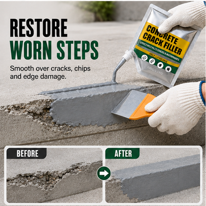 🏠 Waterproof Concrete Crack Filler for Indoor & Outdoor Use