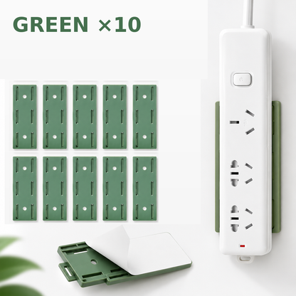 🔥 Today Only 50% OFF 10PCS No-Drill Socket Holders âœ?Peel, Stick & Organize