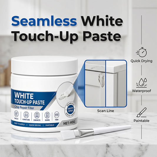White Furniture Scratch & Chip Repair Paste with Brush