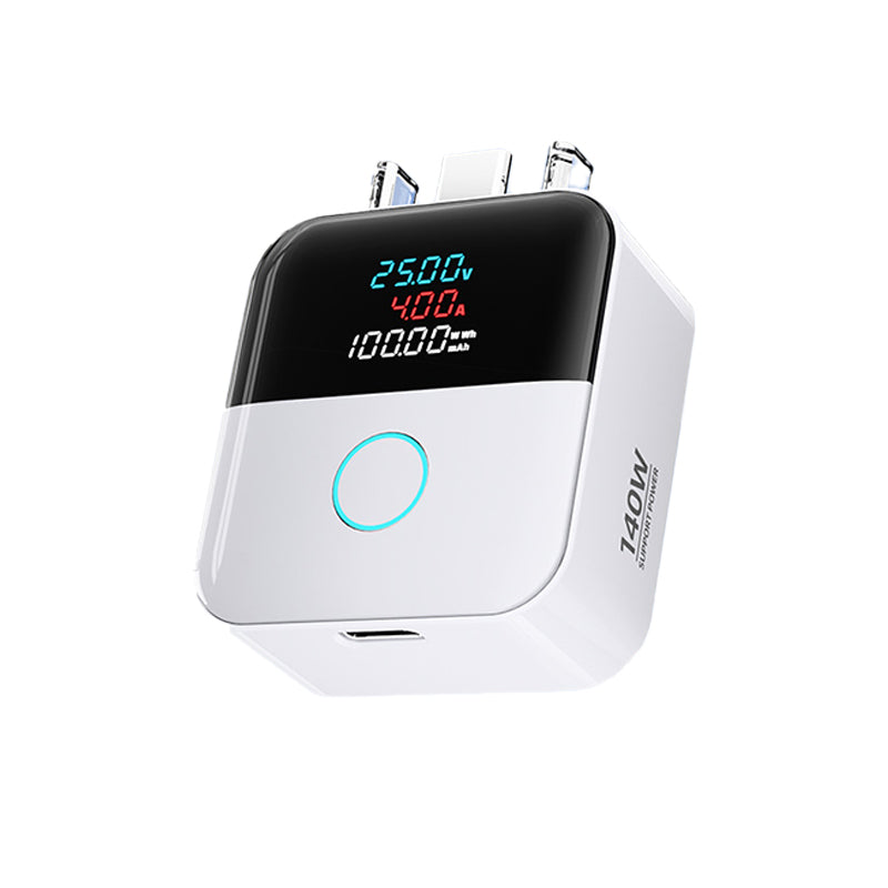 Smart USB-C Overcharge & Surge Shield (Live LED Wattage Monitor)