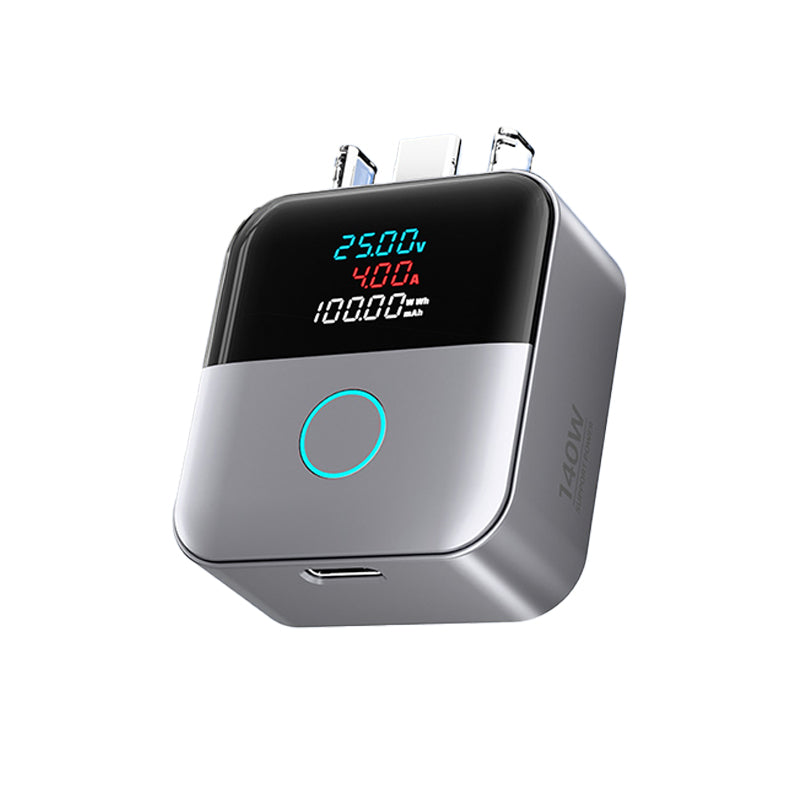 Smart USB-C Overcharge & Surge Shield (Live LED Wattage Monitor)