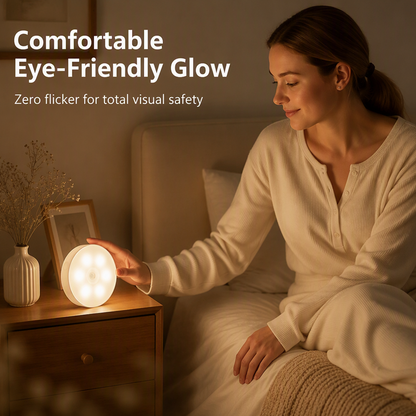 🌙Wireless Motion Sensor Night Light – Hands-Free Glow Anywhere ✨