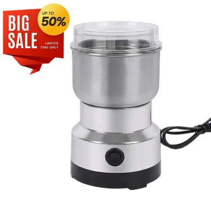 🌿 Stainless Steel Dry Ingredient Grinder ✨ Spices, Grains & Coffee